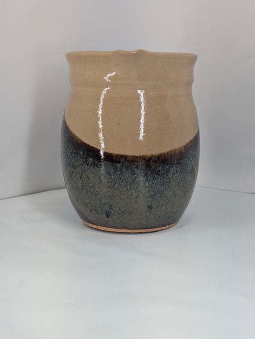 Handmade Studio Pottery Pitcher / Mug – Signed – Earth Tone Glaze