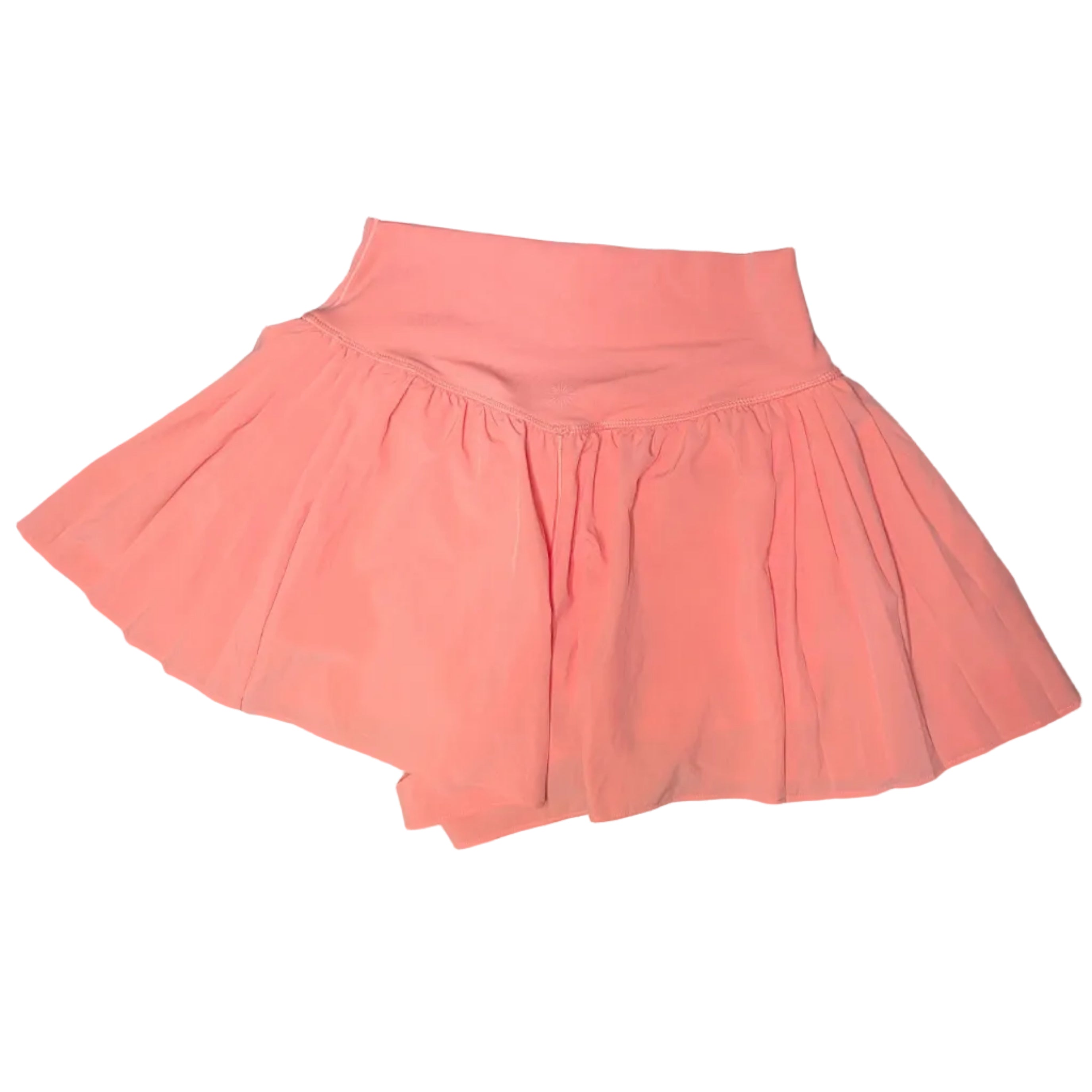 OFFLINE by Aerie Real Good Coral Pleated Skort / Built-In Shorts S/P