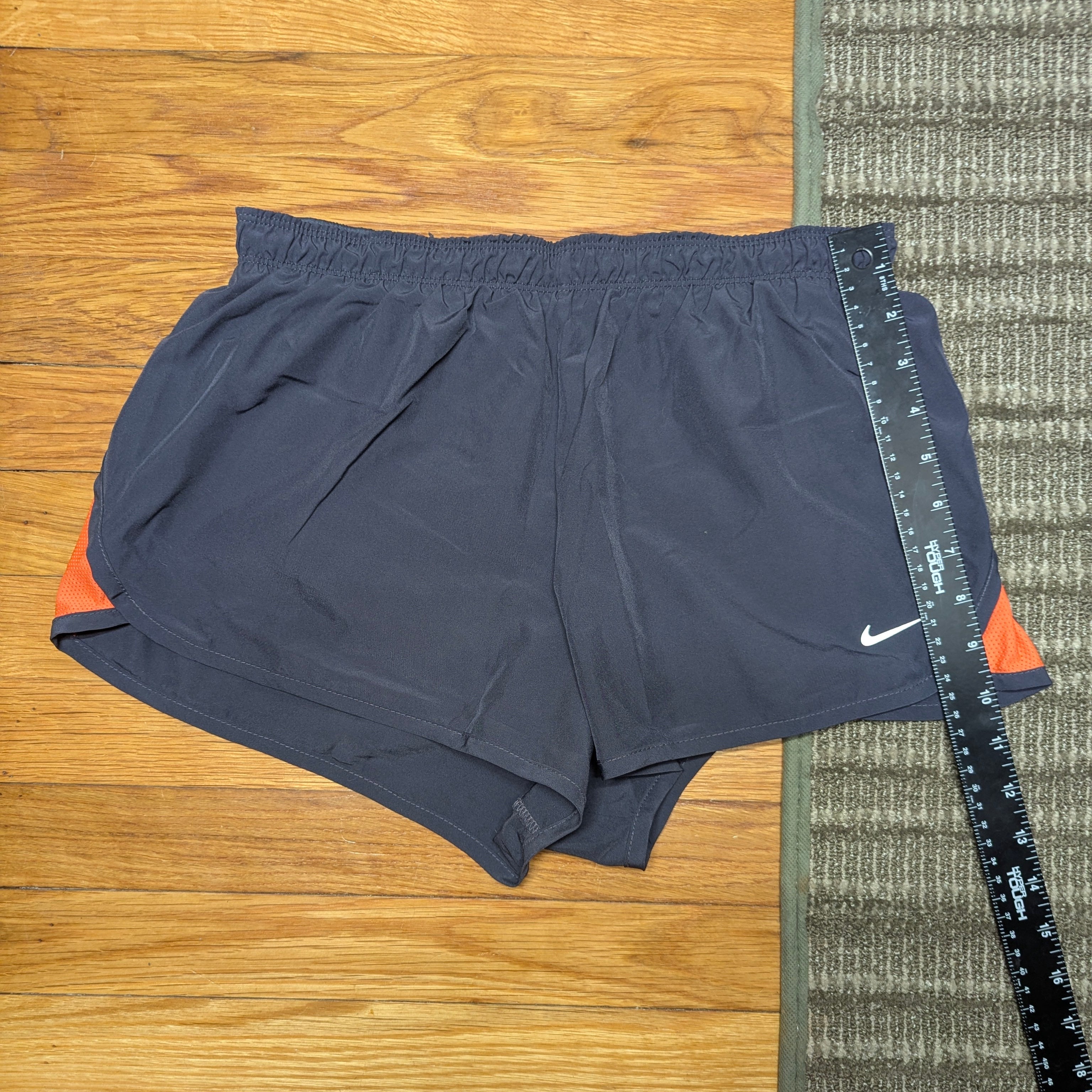 Nike Women’s Black & Peach Dri-FIT Running / Workout Shorts – Like New – M