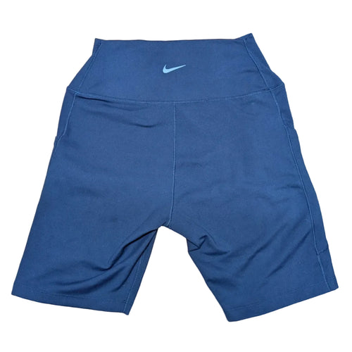 Nike One Dri-Fit Women’s Compression Shorts Blue Size Medium Athletic